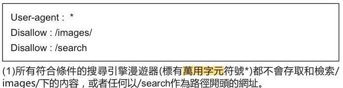 robots.txt 資料內容